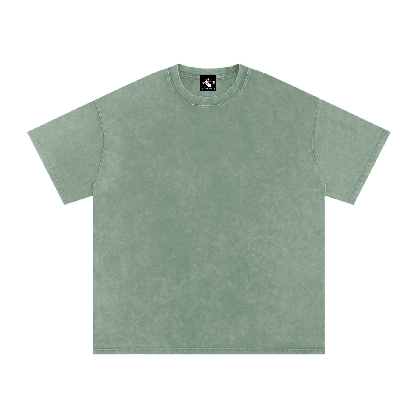 GRACE Snow Washed Oversized Cotton T-Shirt