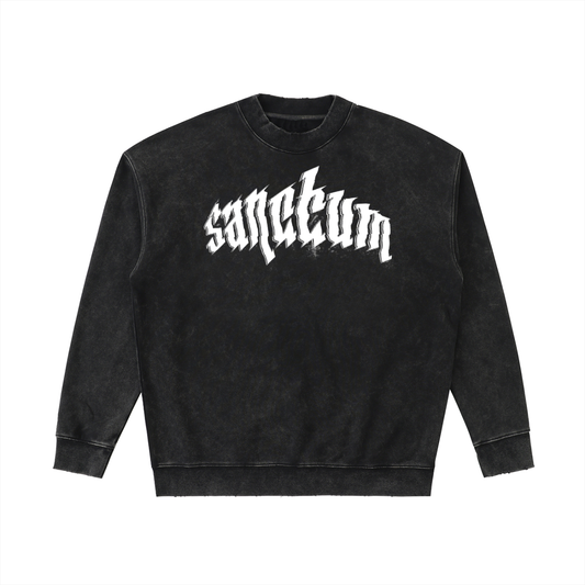 SANCTUM Drop Shoulder Crewneck Sweatshirt
