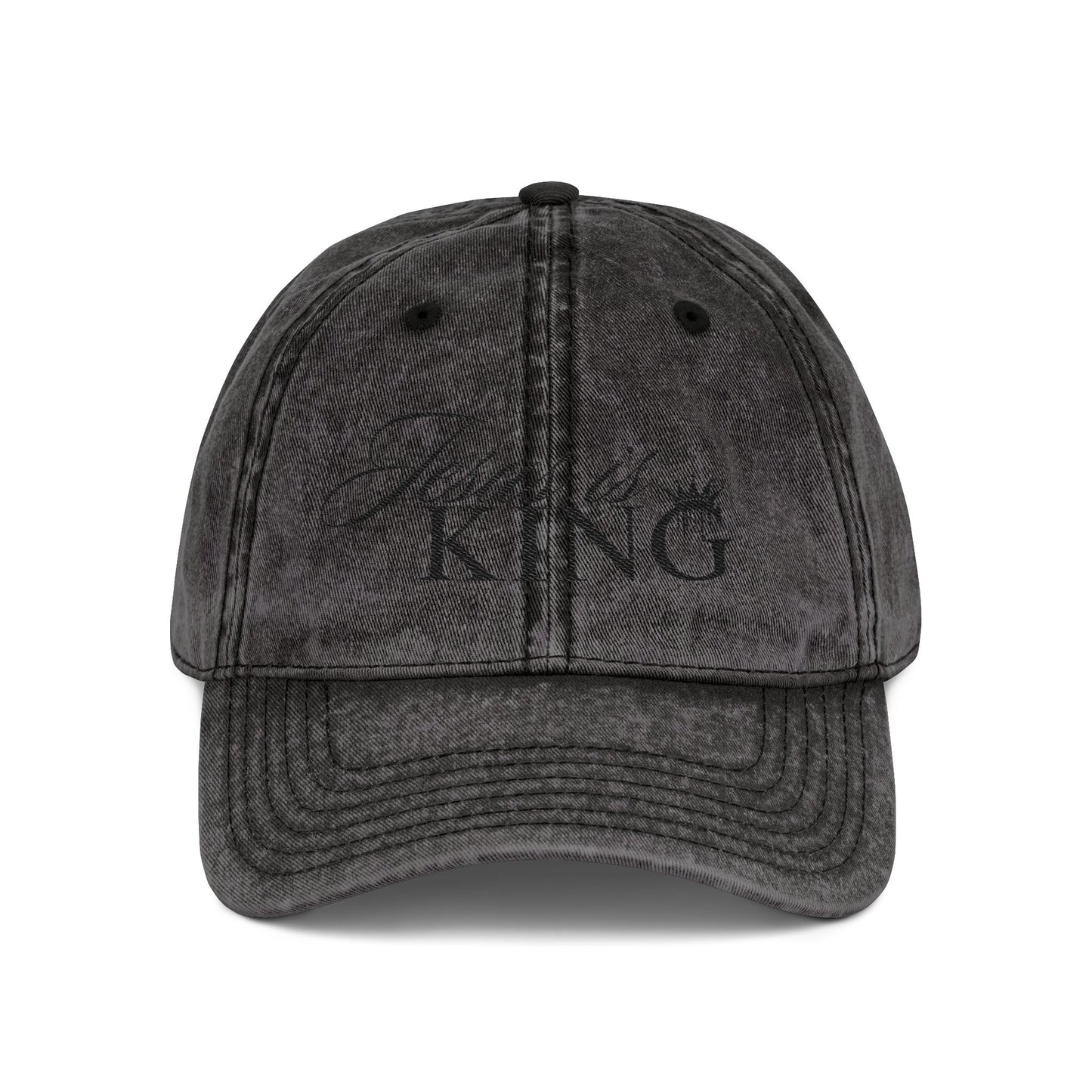 Jesus is King - Vintage Cap (Embroidery)