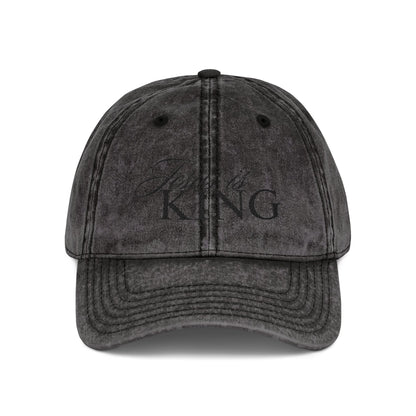 Jesus is King - Vintage Cap (Embroidery)