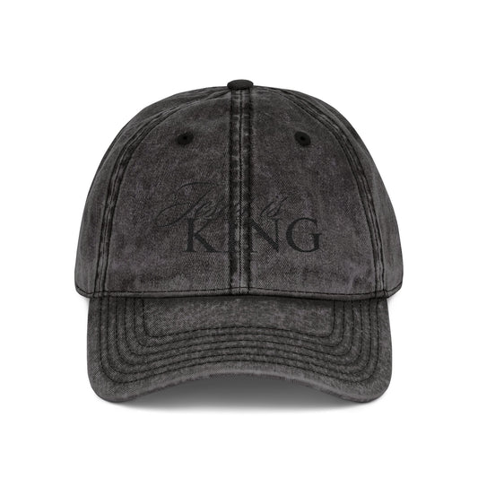 Jesus is King - Vintage Cap (Embroidery)