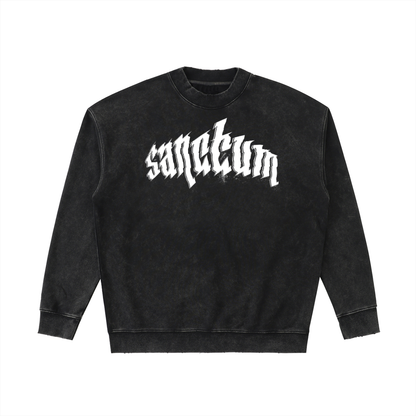 SANCTUM Drop Shoulder Crewneck Sweatshirt