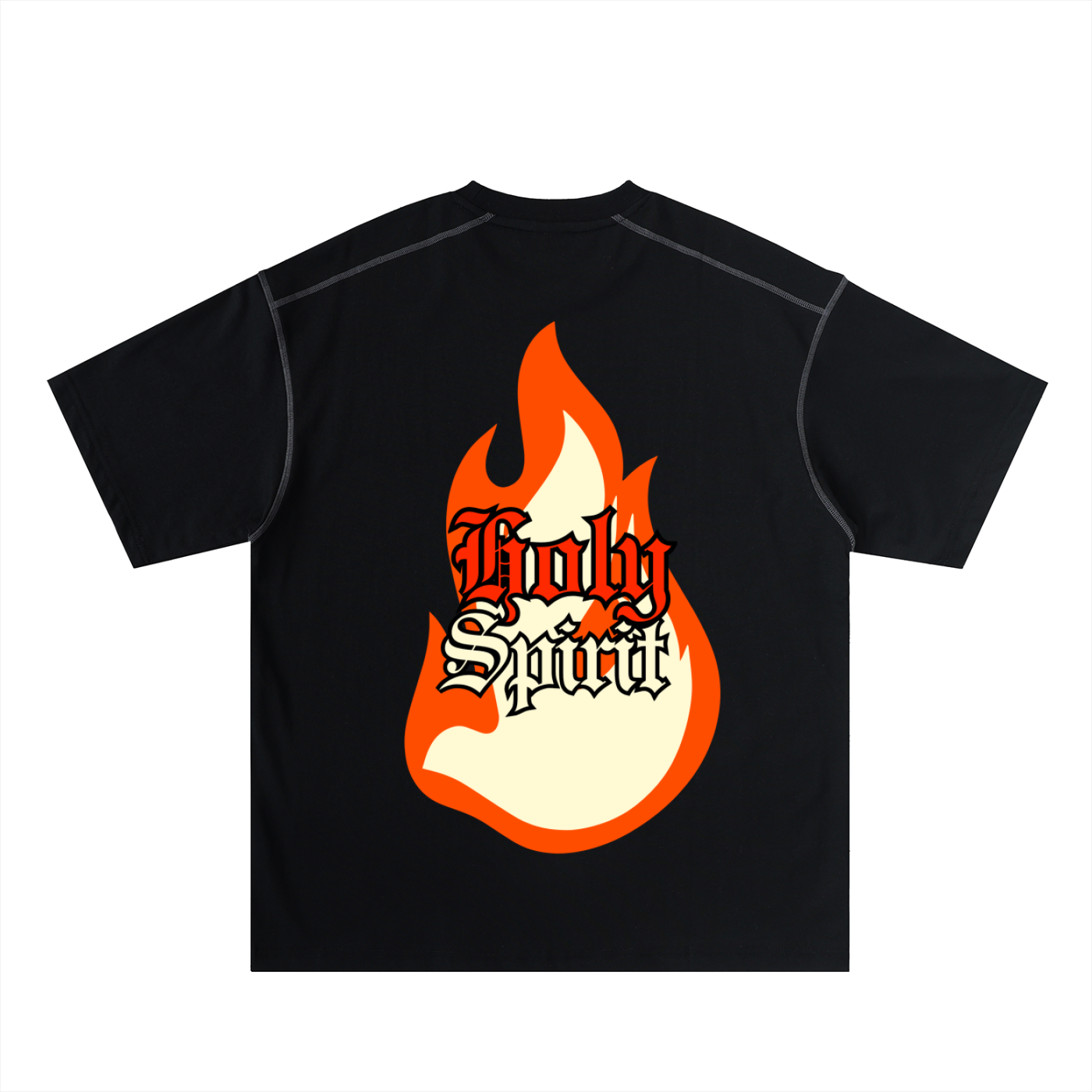 Holy Spirit Contrast-Stitched Cotton Tee