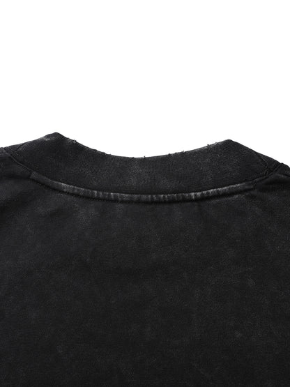SANCTUM Drop Shoulder Crewneck Sweatshirt